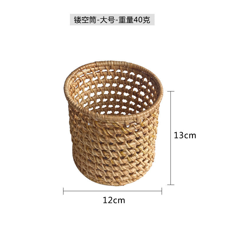 【北欧雑貨】カトラリースタンド ラタンケース