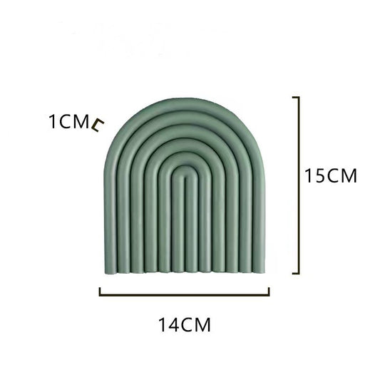 【北欧雑貨】レインボーシリコンパッド グリーン
